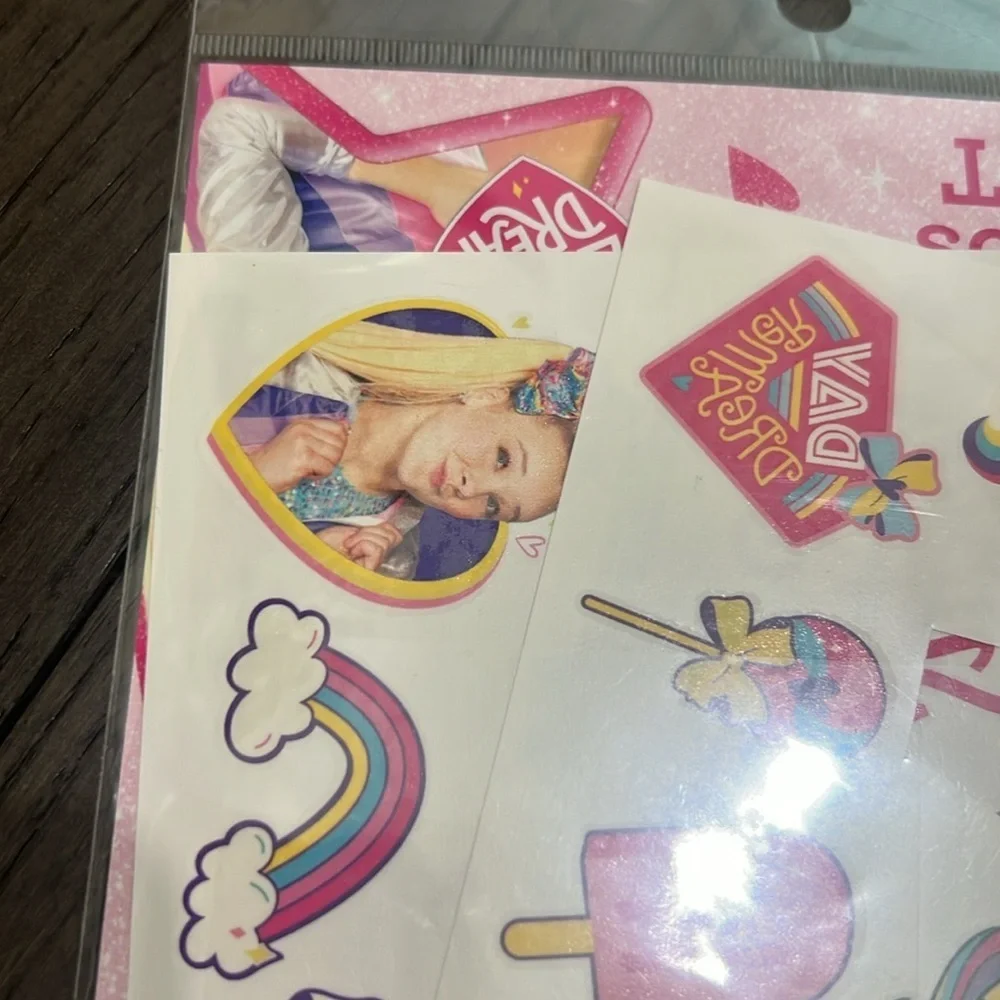 Bundle of girls pencil cases,Book of kids tattoos, and journal case